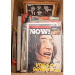 A collection of various Beatles ephemera: including several editions of Beatles Monthly,