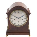 Richard & Co, a mahogany quarter chiming bracket clock: the eight-day duration,