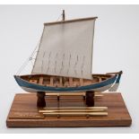 A scale model of a Shetland Sixern 'Old Times':,