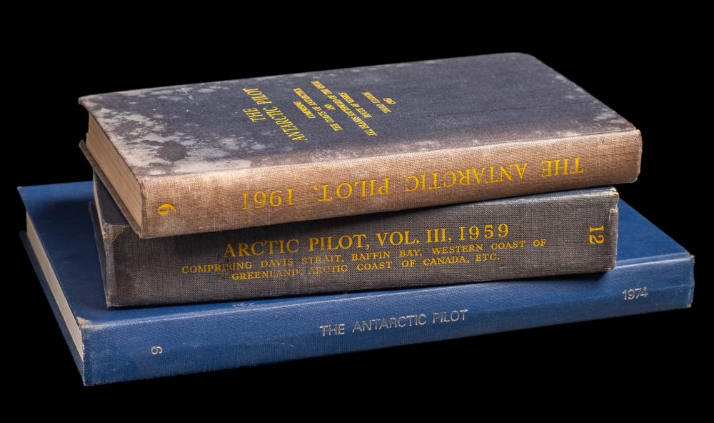 Two copies of 'The Antarctic Pilot' : third edition , 1961 and fourth edition 1974,