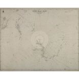 An Admiralty published chart 'South Polar Chart':, circa 1914, 69cm. x 100cm.
