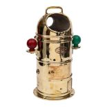 A WWI period 'Faithful Freddie' pattern submarine binnacle by Kelvin Bottomley & Baird Ltd,