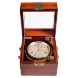 A Clan Line Two Day Marine Chronometer by Kelvin, White & Hutton,