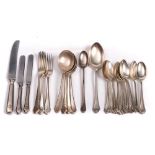 A collection of Furness Bermuda Line silver plated cutlery by Mappin & Webb,