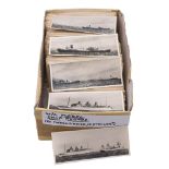 A collection of waterline photographs of ship models: probably produced for a model company