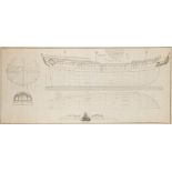 After M Stalkartt, a naval architecture engraving of 'A Sloop': published 1781,