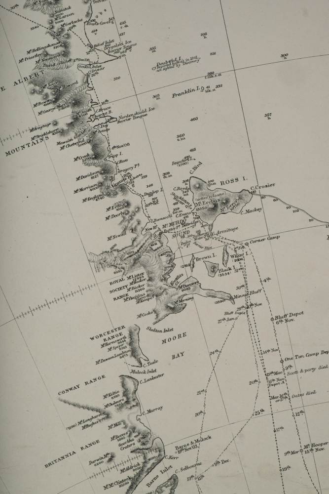 An Admiralty published chart 'Antarctic Ocean Sheet VIII':, 69cm. x 100cm. - Image 4 of 4