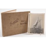 A Royal Yacht Squadron Souvenir Photograph Album by Beken and Son, Cowes,