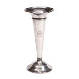 A Commonwealth Government Line of Steamships silver plated vase, by Mappin & Webb ,London:,