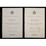 Two programmes for the 'City of Cardiff British Antarctic Expedition,
