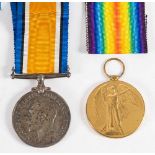 A WWI RAF pair to '219661 Pte 1 W Johnson RAF' : War Medal and Victory Medal.