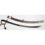 A 1796 pattern Light Cavalry Troopers sword by J J Runkel.