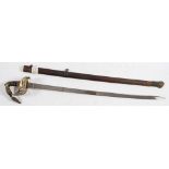 A Victorian 1857 pattern Royal Engineers Officers sword by Henry Wilkinson, London,