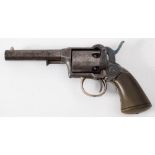 A Remington-Beals First model single action five shot percussion revolver: the 3 inch octagonal