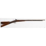 A double barrel percussion cap shotgun by Durs Egg,