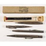 A silver Yard-O-Led propelling pencil, London,