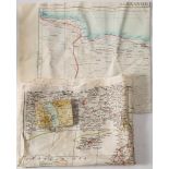 Three RAF silk maps:, comprising 'Alexandria-Torbruck' second edition,