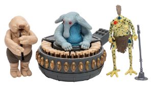 A group of vintage Star Wars figures 'Sy Snootles and Max Rebo Band':