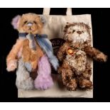 Two Charlie Bears Teddy bears: 'Dally' and 'Betty', designed by Isabelle Lee,