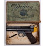 A Pre-War Webley slant grip Senior air pistol: .