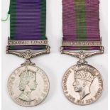 A George VI General Service medal with Malaya clasp to 'T/14440446 Cpl.