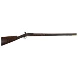A Snider action smoothbore single barrel sporting gun by T Whitehead: 32 inch two stage barrel with