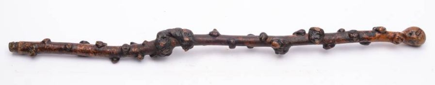 An Irish root wood shillelagh: overall length 85cm.