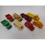 Dinky - a collection of assorted commercial vehicles: including No 480 Bedford Van "Kodak",