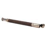 A single draw telescope by Ross of London for J Gieve & Sons, Portsmouth,