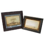 Two early 20th century 'Instantaneous Photographs' of HMS Ramillies and HMS Endymion by Welch &