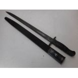 A 1907 bayonet by Sanderson: with 42cm.