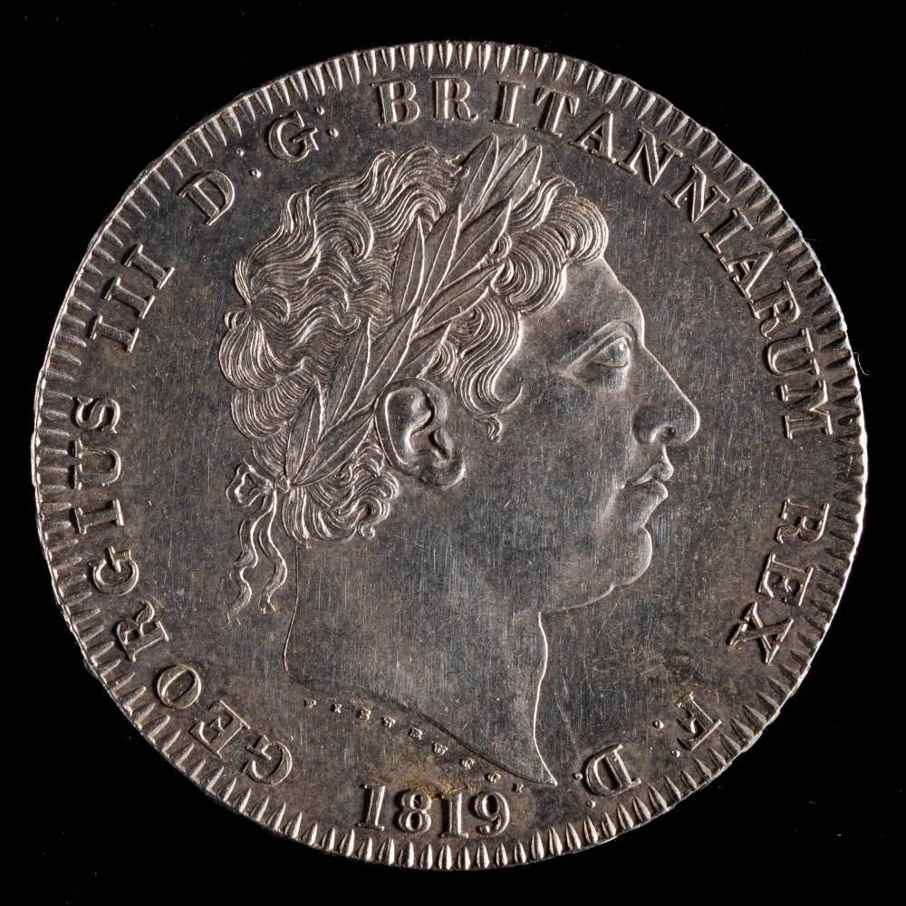 A George III 1819 Crown, - Image 2 of 2
