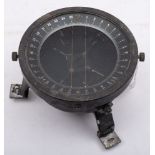 A US Army Type D-12 spit bar aviation compass by Bendix Aviation Corporation: