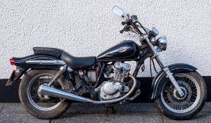 A 1999 Suzuki G7 Marauder 125cc motorcycle: registration 'T814 SFB', 13869 miles,