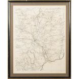 DONN, Benjamin : Sheet 7 from Donn's 12-sheet map of Devon. Exeter & River Exe.