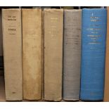 NAVAL INTELLIGENCE : 5 volumes - Syria ; Palestine & Transjordan; The Belgian Congo;