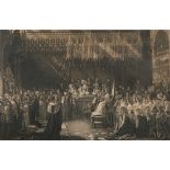 HENRY THOMAS RYALL [1811-1867] AFTER HAYTER- The Coronation of Queen Victoria,:- engraving,