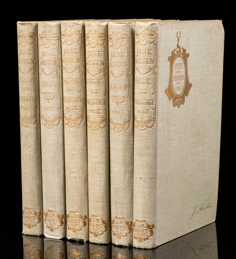 AUSTEN, Jane - The Novels : edited by Reginald Brimley Johnson, 6 ex 10 vols. Pride & Prejudice (2).