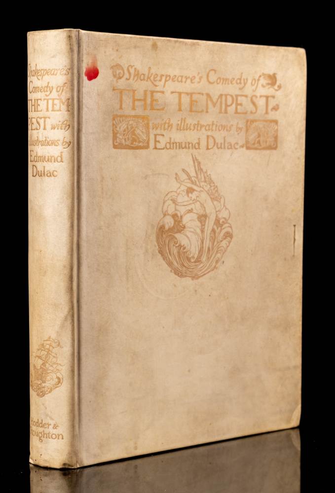 DULAC, Edmund : ( illustrator ) - Shakespeare's Comedy of the Tempest , 40 tipped-in colour plates,