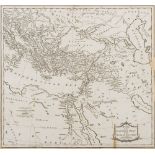 KITCHEN, Thomas : A Map of Eastern Part of the Roman Empire : Uncoloured map, 435 x 395 mm, F & G,