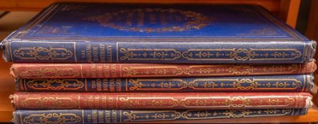 WORTHIES - The Drawing Room Portrait Gallery of Eminent Personages : 5 vols.