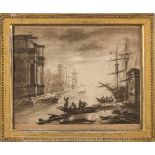 RICHARD EARLOM [1743-1822] after Claude Lorraine - Liber Veritatis,:- nineteen mezzotint plates,