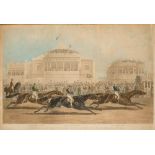 HORSE RACING : " The Race for the Emperor's Cup Value 500 Sovereigns at Ascot, June 12th 1845.