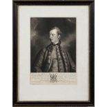 PORTRAITS : Henry Pleydell Dannay, aquatint engraving after Joshia Reynolds, size : 330 x 230 mm,