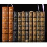 BINDINGS : Ruskin, John, Modern Painters, 2 vols, attractive half morocco slightly sunned on spines,