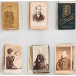 CARTE DE VISITE : a collection of seventy carte de visite,