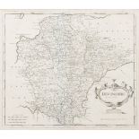 MORDEN, Robert - Devonshire : uncoloured map, lightly foxed,