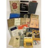 A collection of assorted mixed ephemera to include booklets on ships and liners.