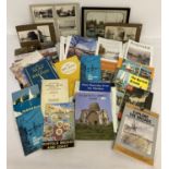 A box of assorted vintage and modern books and ephemera relating to Norfolk and the Norfolk Broads.