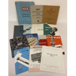 A collection of vintage 1950's booklets and catalogues for nuts, bolts and fixings.